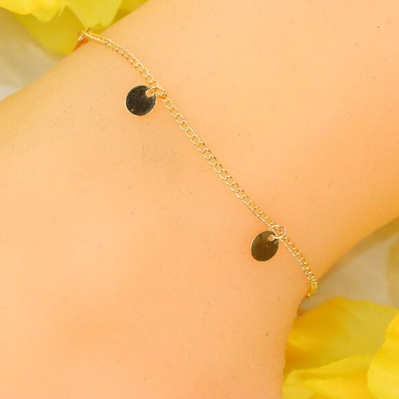 "Minimalist Anklet, Sleek & Modern Design, Women’s Fashion, YC110236-A - Picture 4 of 10